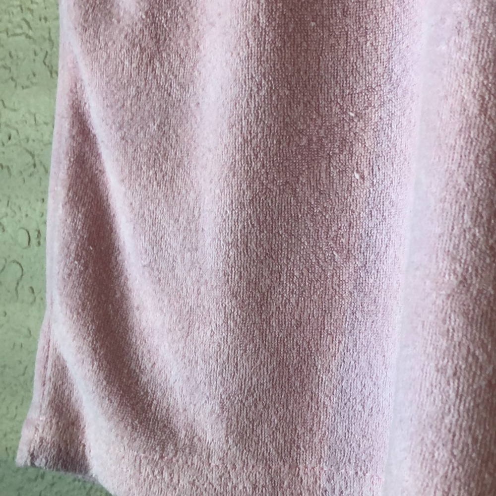 Fila Vintage Early 2000’s Pink Short Sleeve Terry Cloth Material Top Girls Sz 6 - Picture 4 of 8